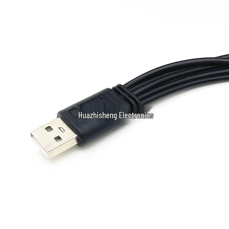 Универсальный USB-кабель для зарядки 5-в-1 - 20 см Micro-кабель для передачи данных для портативных аккумуляторов и моделей самолетов
