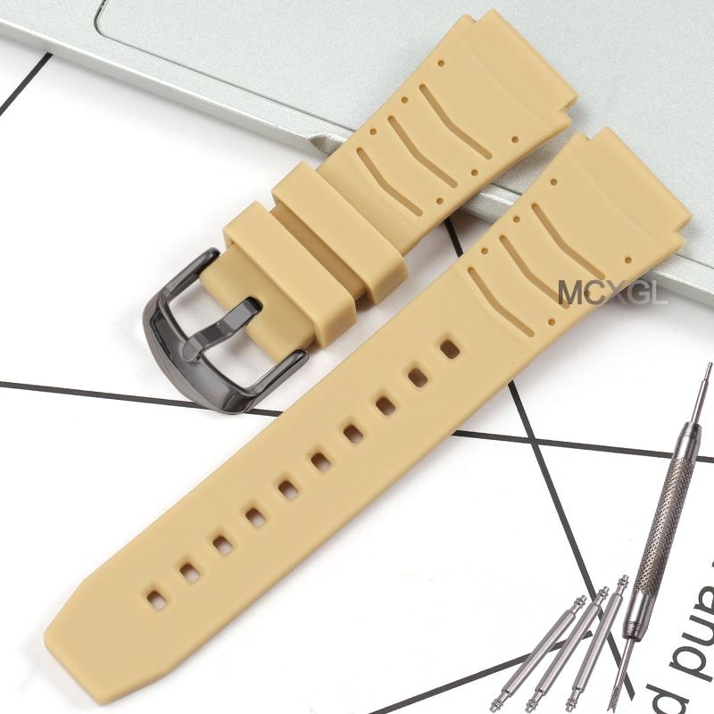 Мужской силиконовый ремешок для часов, замена, подходит для Casio PRG-80 PAG-80 PRW-1000 PRW-1100, резиновые ремешки для часов, браслет