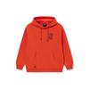 Li Ning Badfive Foam Loose Fleece Hooded Sweatshirt Unisex Sweatshirt Orange AWDRF95-6