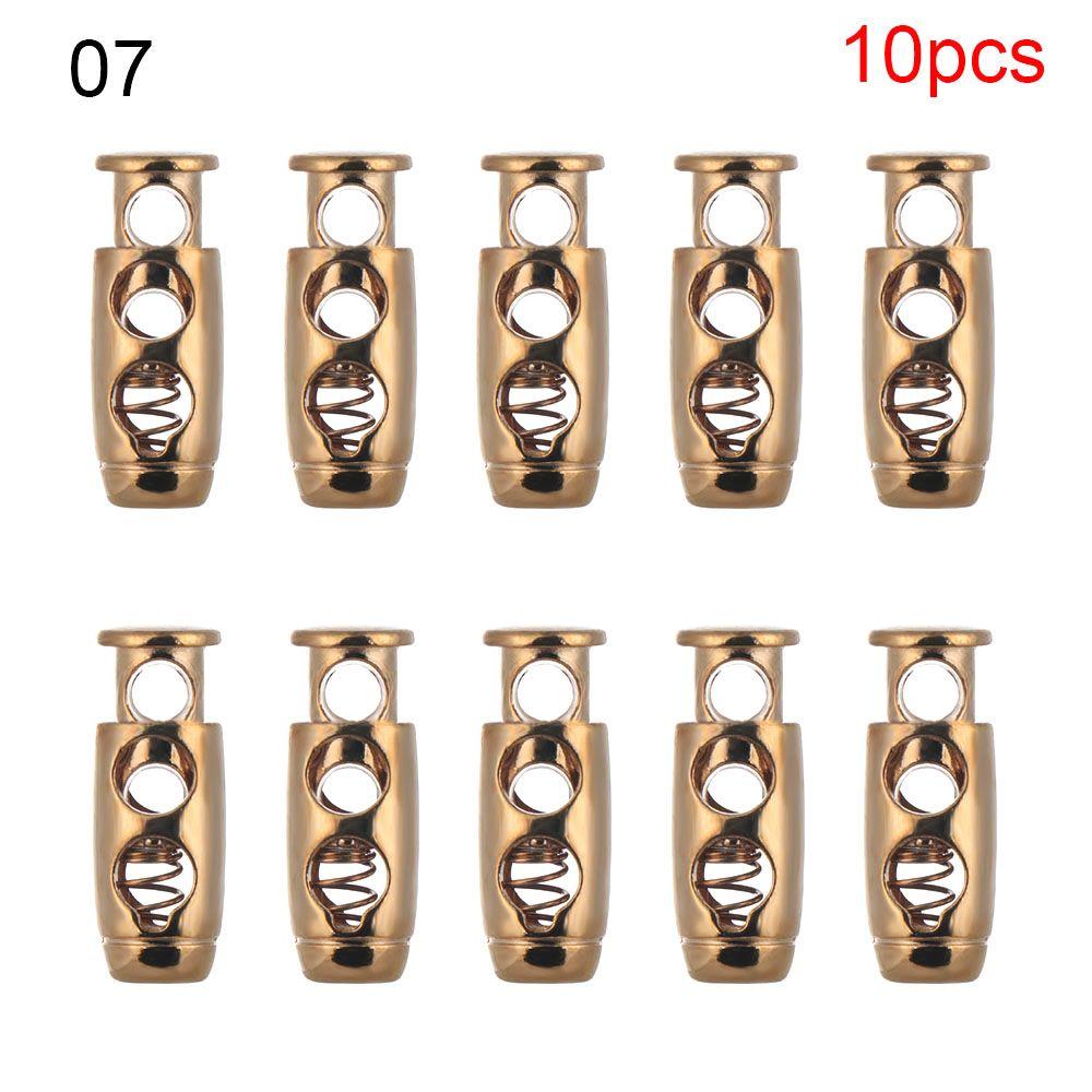 Шнурки для спортивной одежды, застежка-молния, фиксатор, шнур, металлический зажим, фиксаторы с двумя отверстиями