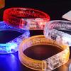 2pcs Light Up LED Bracelets Flashing Glowing Wrist Band Blinking Bangle Party Fun&