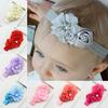 Headband Faux Pearl Skin-friendly Chiffon Baby Girls Bow-knot Kids Headwear for Birthday