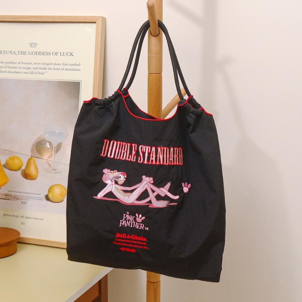 Embroidery Shopping Bag Women'S Fashion Niche Large Capacity Shoulder Bag Tide