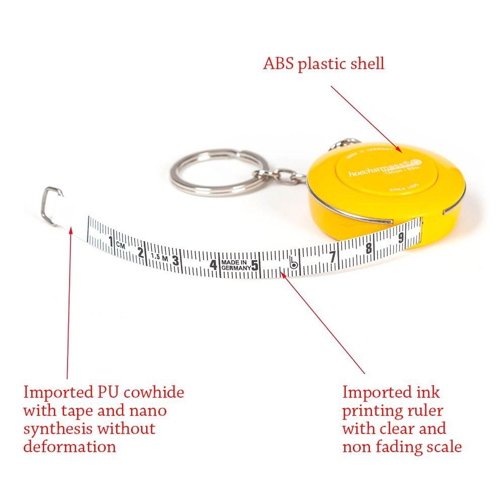 Tailor Mini Measuring Tool Centimeter Inch Roll Tape Keychain Tape Measure Measure Ruler