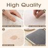 Retro Striped Cream Style Bathroom Mat Faux Cashmere Soft Shower Rug Non-Slip Solid Color Toilet Foot Pad Floor Carpet