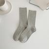 Socks Pure Cotton Calf Socks Pressure Thin High Stockings Cotton Double Needle Boneless Stacking Socks