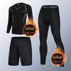 Men's Winter Quick-Dry Thermal Fitness Suit: Long-Sleeve Running & Training Underwear