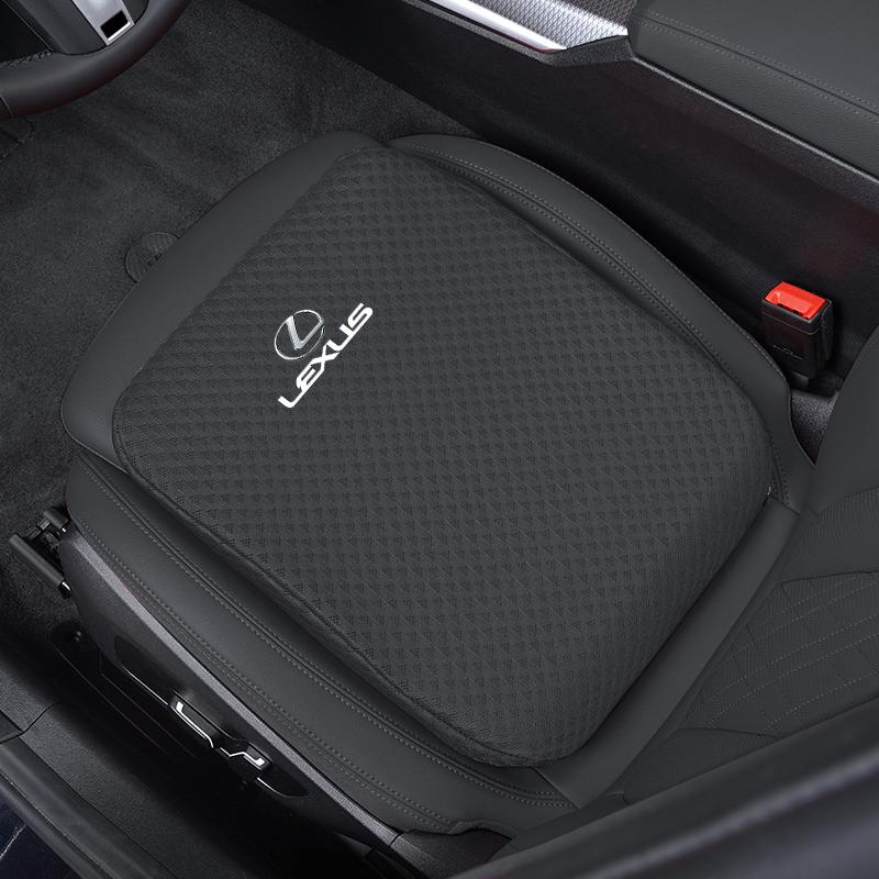 Мягкие коврики на сиденье автомобиля, подушка с наполнителем из ледяного шелка и пены с эффектом памяти для Lexus F-SPORT ES RX NX LS UX LM LX GX LC RZ IS CT GS RC HS SC TX LBX