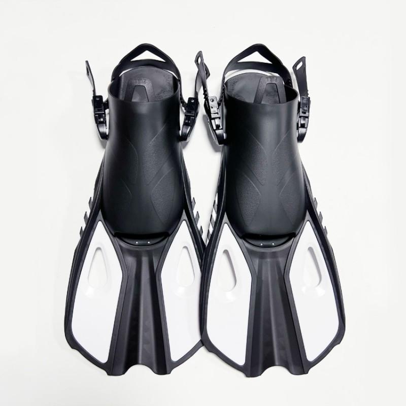 Adjustable Snorkeling Fins Adults Training Swim Flippers Outdoor Water Sports Gear
