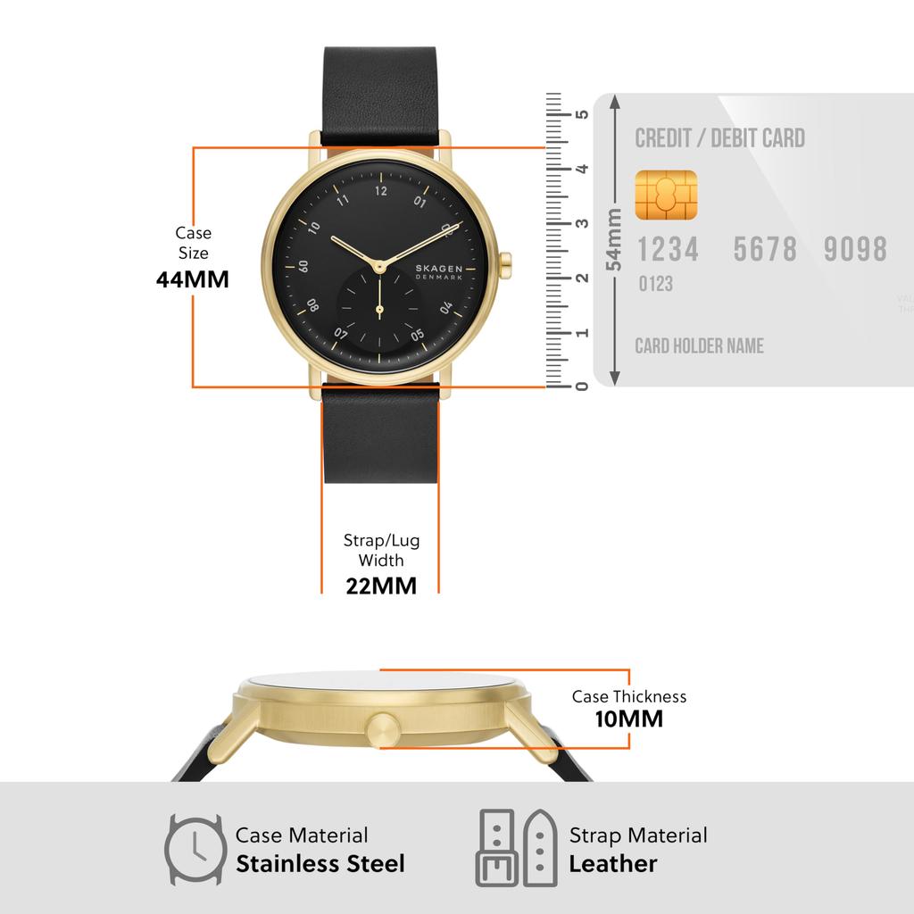 Watch KUPPEL SKW6896 Black [Skagen] Men's