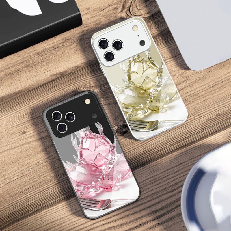 Знакомый питахайя Для iPhone 17 Air 16 E 15 14 13 Plus 12 mini 11 17 Pro Max XR Xs Max 16E 7 8 Чехол для телефона из закаленного стекла