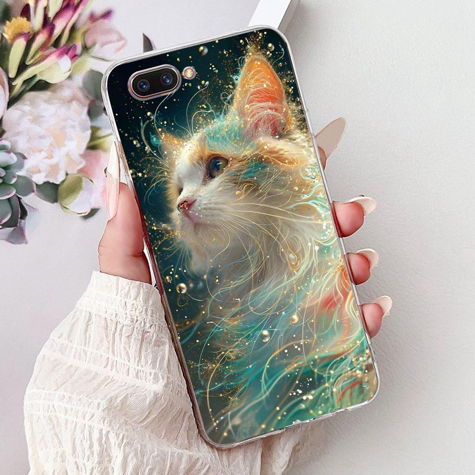 Чехол для OPPO A3S CPH1803 Мягкий Тонкий Fundas Милый Мультяшный Чехол для Oppo A5 AX5 CPH1809 OppoA3s Чехлы для Телефона Oppo A3 s A 3s Coque