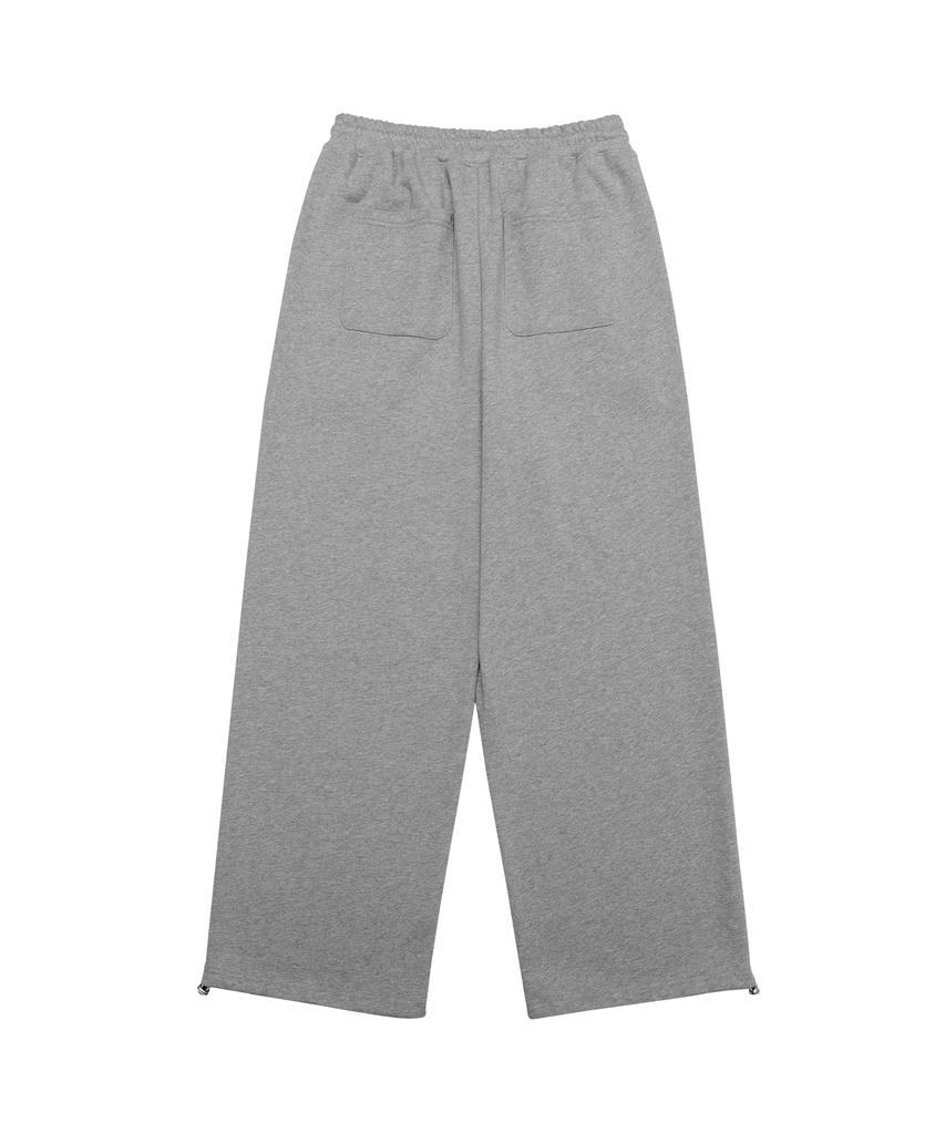 AMES-WORLDWIDE Базовые серые спортивные штаны с маленьким логотипом