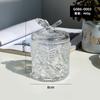 Коробка для хранения цветов из тисненого стекла в стиле Instagram, банка для конфет, декоративный держатель для ватных палочек и зубочисток, крышка-бабочка, карандаш
