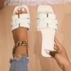 Fashion Summer New Women Slippers Flat Bottom Non-slip Outdoor Slippers Open Toe Beach Sandals Sexy Fashion Design Shoes Slides Woman