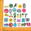 30Pcs Summer Sunshine Style Series PVC Shoe Charms for Shoe Decorations Shoe Accessories