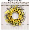 Summer Wreath for Front Door, Wall, Wedding, Indoor and Outdoor Decorations