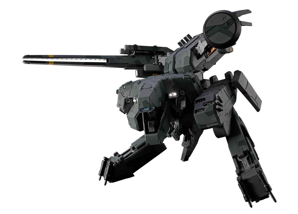 TAMASHII NATIONS Chogokin METAL GEAR SOLID Metal Gear REX Приблизительно 175 мм ABS Окрашенная Подвижная Фигурка и Литой Металл