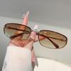 KAMMPT Y2k Rimless Sunglasses Female Latest Fashion Outdoor Decor Shades Female Trendy Luxury Brand Designer Mirror Sun Eyeglasses