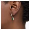 Swarovski Stilla Series Pear Shape Crystal Pendant Chroma Earrings Women's Gold 5662922