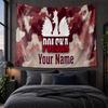 Personalized Tapestry Wall Hanging Poland Football Pattern Art Background Cloth