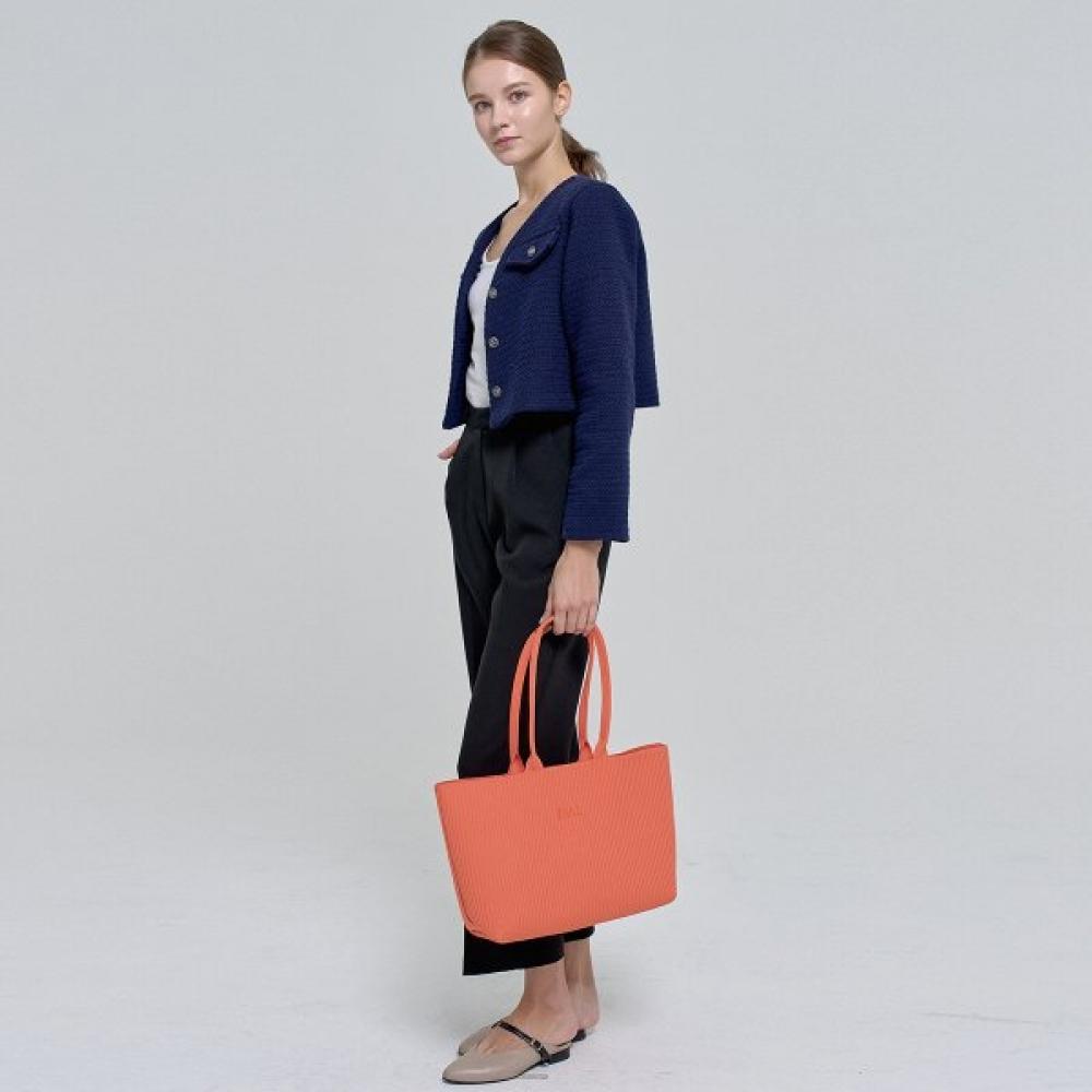 DaL Cashmere Shopper Bag Orange L daiLy Knit