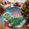 The Grinch Pattern Round Rug, Indoor/Outdoor Mat, for Picnic, Gameroom, Bedroom, Office, Living Room, Home Decor Carpet, Birthday Gift