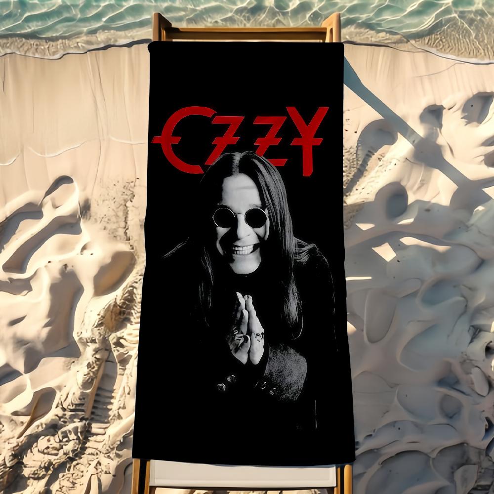Полотенце singer O-Ozzy O-Osbourne Пляжное полотенце Дорожное Легкое Дружелюбное к коже Для бассейна Пляжа Кемпинга Круиза Лето