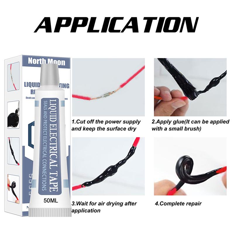 Liquid Insulating Tape Repair Rubber Electrical Wire Cable Coat Fix Line Glue