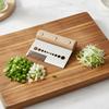 Wood Handle Multi-Purpose Scallion Slicer 304 Stainless Steel Herb Peeler Herb Stripper Restaurant