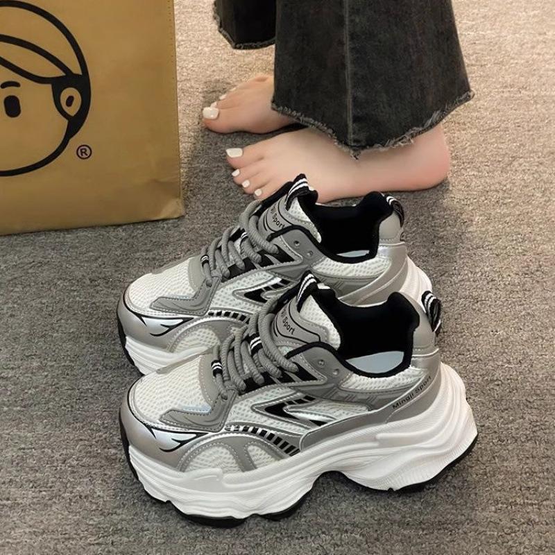 Суперпопулярная обувь для ног small tide cool dad shoes 2025 осень новые универсальные кроссовки ins tide корейская версия нескользящих кроссовок