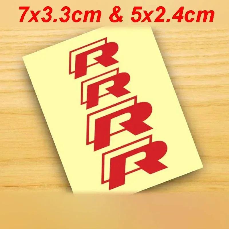 2026 Hot For VOLKSWAGEN VW 4Pcs Car Brake Caliper Vinyl Stickers for Volkswagen VW Rline R Line Golf 3 5 7 Polo Passat GTI Bora 