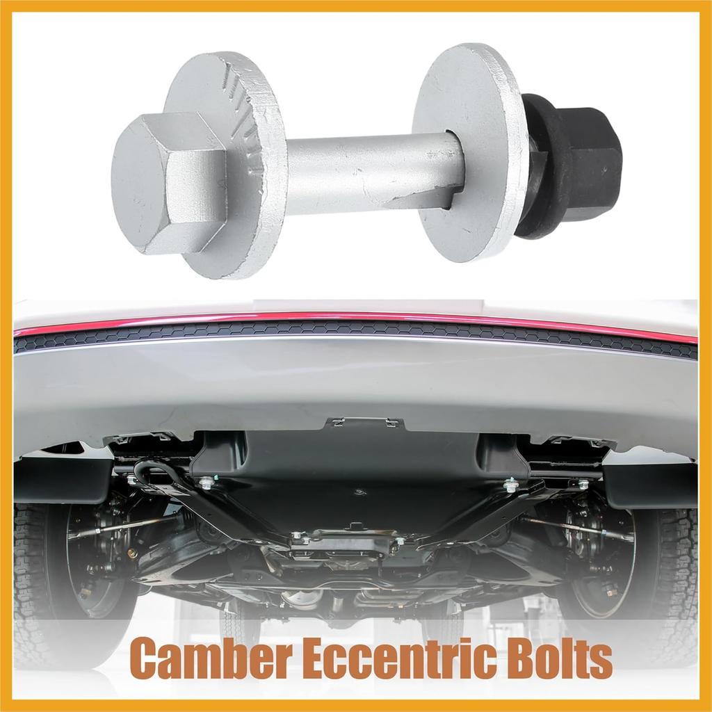 Car Camber Adjusting Eccentric Bolts Lockout Kit Suspension Control Arm Repair Bolt for Hyundai Elantra 2007-2011 No.552202H100 1 Set Replacement