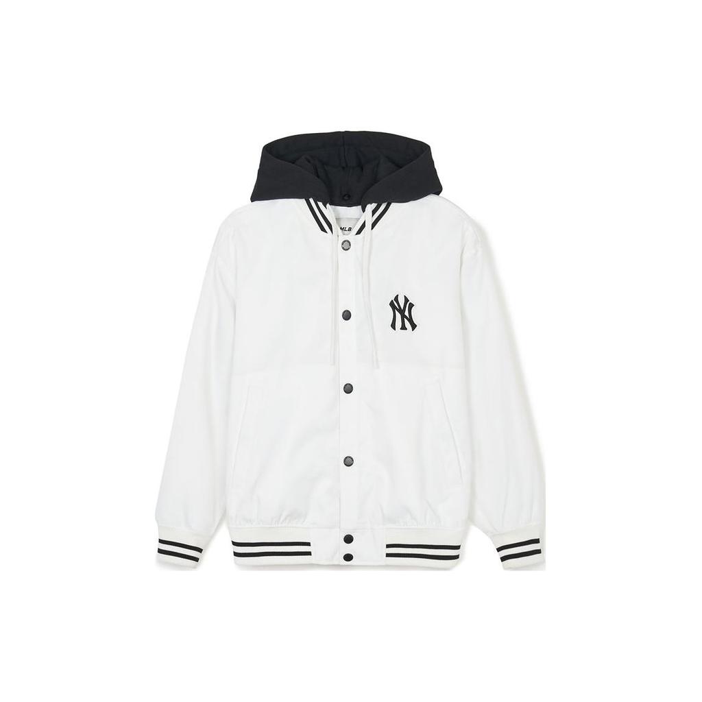 New MLB SS24 Baseball Jacket Unisex Ivory 3AJPV1241-50IVS