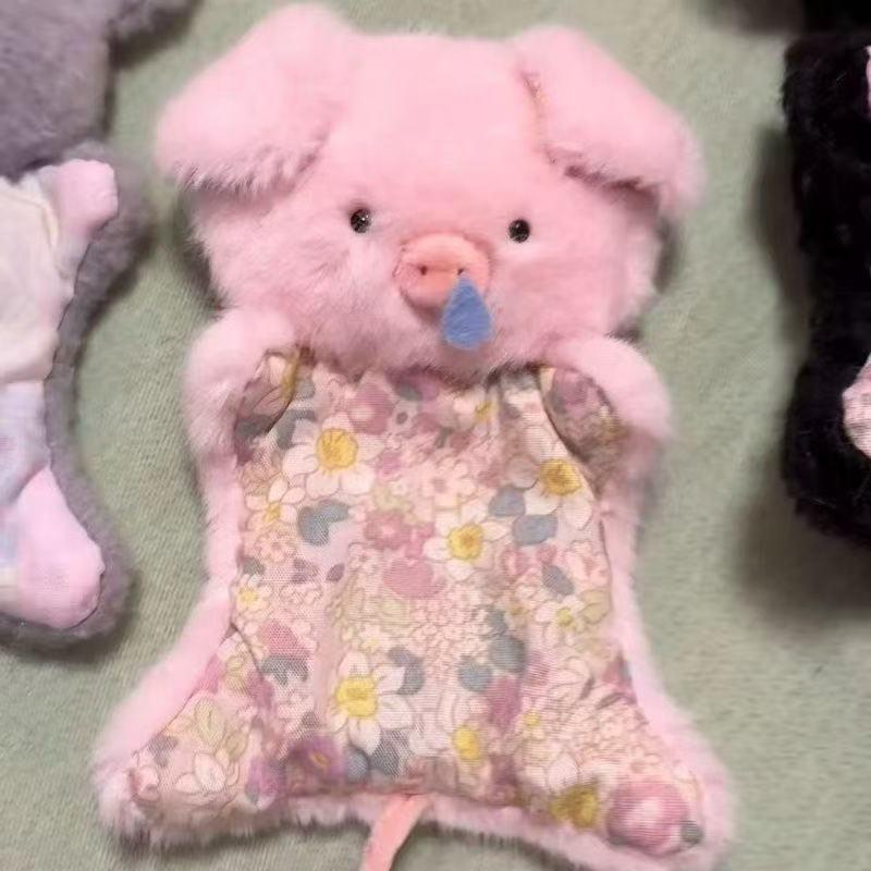 Cartoon Animal Doll Desktop Plush Toy Super Cute Mouse Bean Bag Wrist Pad Comfort Soft Plush Toy Stress Relief Doll Gift