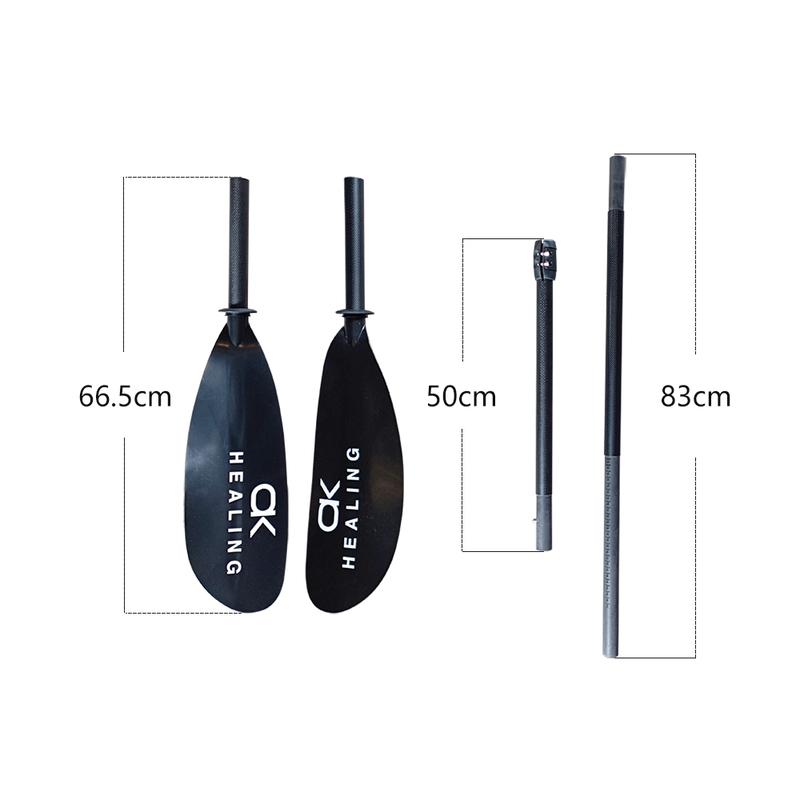 Portable 4 in 1 Kayak Paddle Rowing Oars Stable Connection Strong Lock Fiberglass Shaft Kayak Paddles
