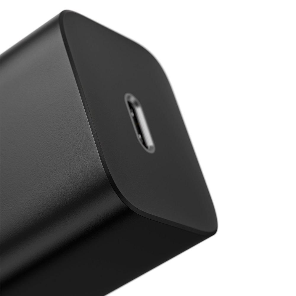 Super Fast USB-C 25W Power Delivery Quick Charge Charger - Black
