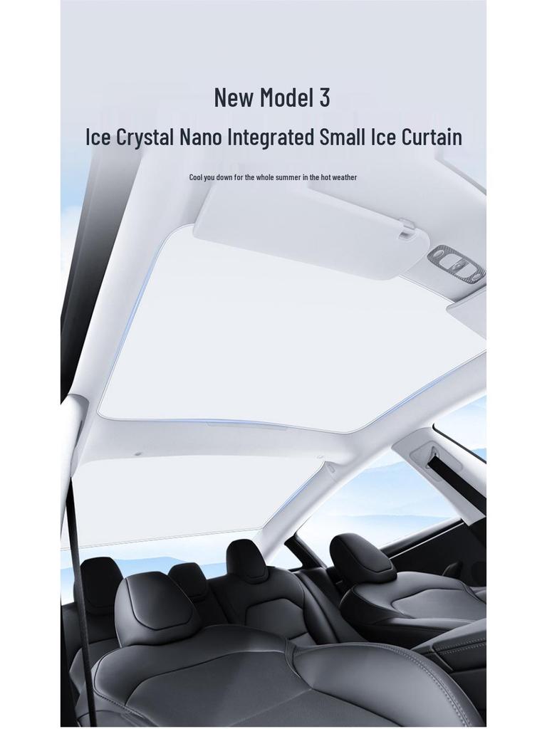 6-Seat Model YL Tesla Sunroof Sunshade Curtain for Optimal Sun Protection