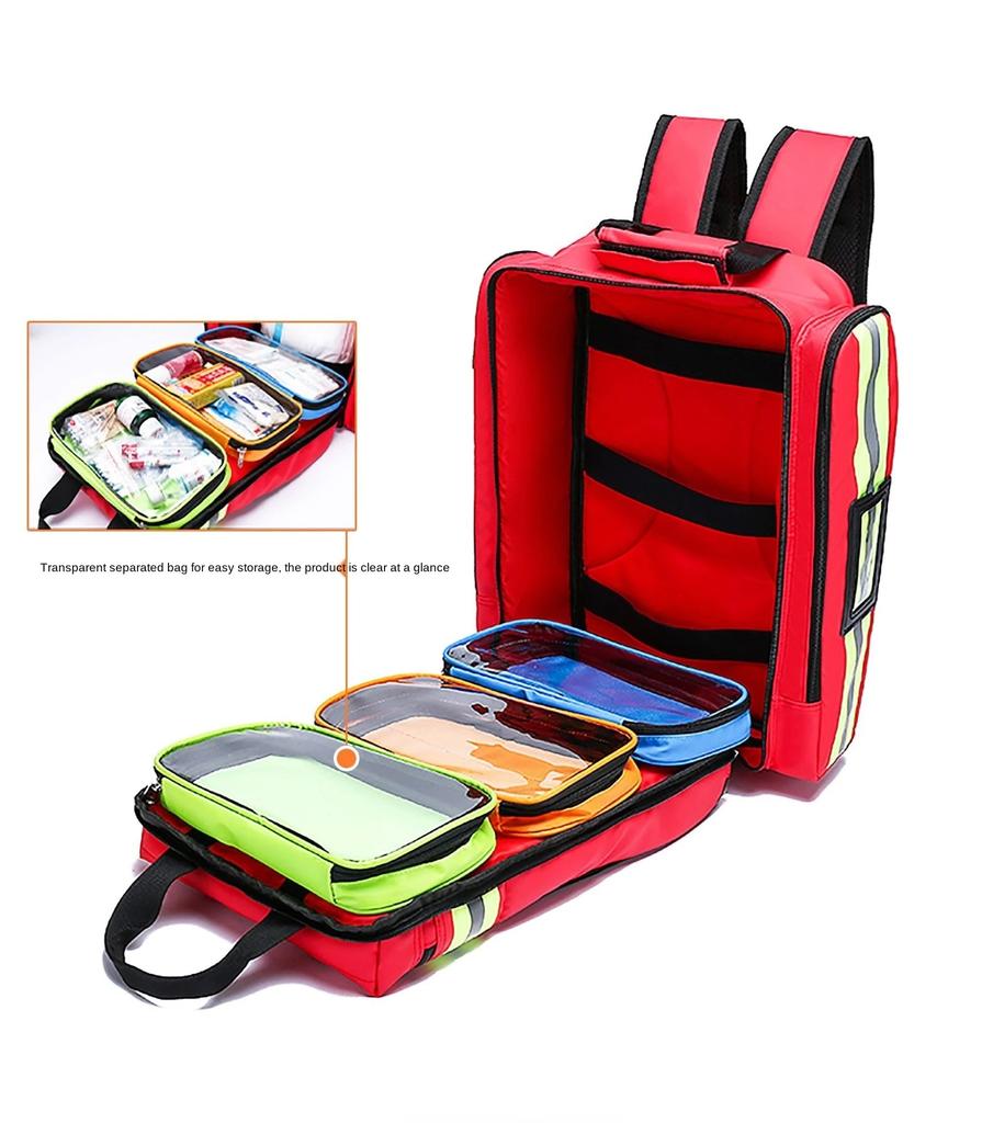 Сумка для оказания помощи при стихийных бедствиях, аптечка, аварийно-спасательный рюкзак, большая вместимость, секретные наборы для хранения, медицинский органайзер