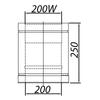 ADAM DW Двустенная дымоходная труба fi 200 0,25м
