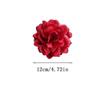 12cm Floral Corsage Fashion All-match Dress Accessory 2024 Satin Camellia Flower Brooch