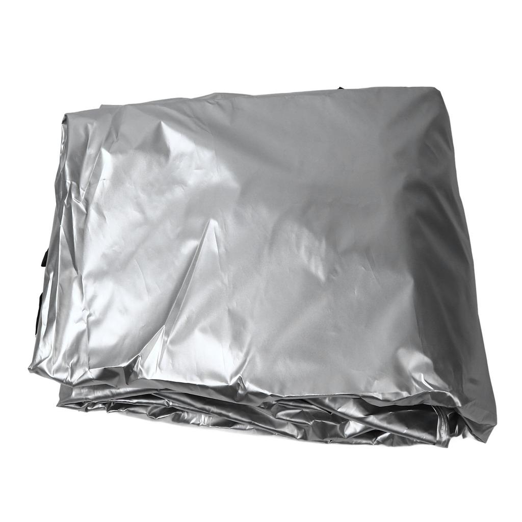 Автомобильный пылезащитный чехол, устойчивый к старению, автомобильный чехол, водонепроницаемый, с защитой от солнца и УФ-излучения, большое зеркало со светоотражающими полосами для использования на открытом воздухе