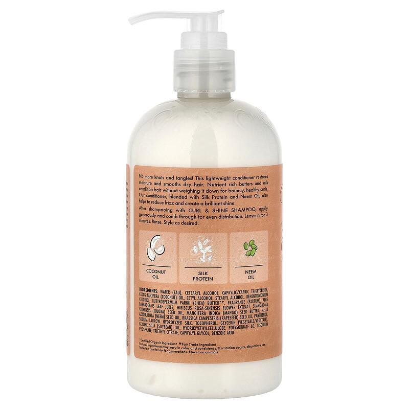 Curl & Shine Conditioner, Coconut & Hibiscus, 13 fl oz (384 ml)