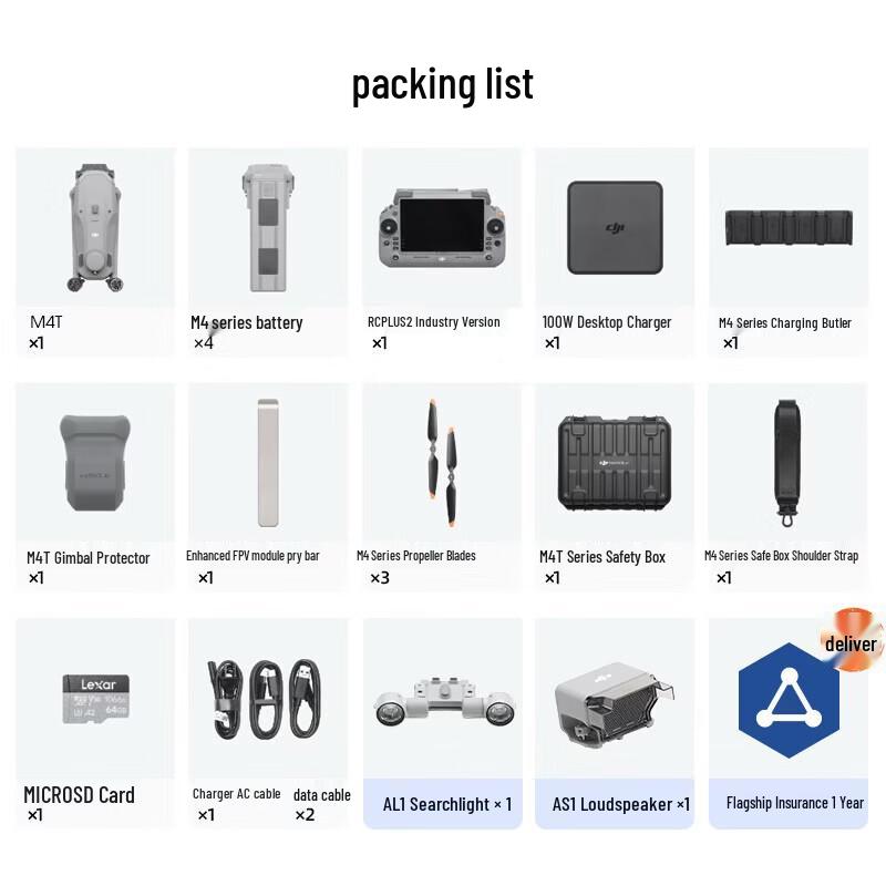DJI Matrice 4T Industrial Thermal Imaging Drone Flagship Bundle (CN version)