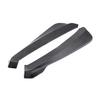2Pcs Car Rear Bumper Fin Canard Splitter Carbon Fiber