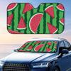 Watermelon Pattern Sun Visor Visor Reusable Aluminum Foil UV Protector Suction Cups Heat Three-layer Insulation
