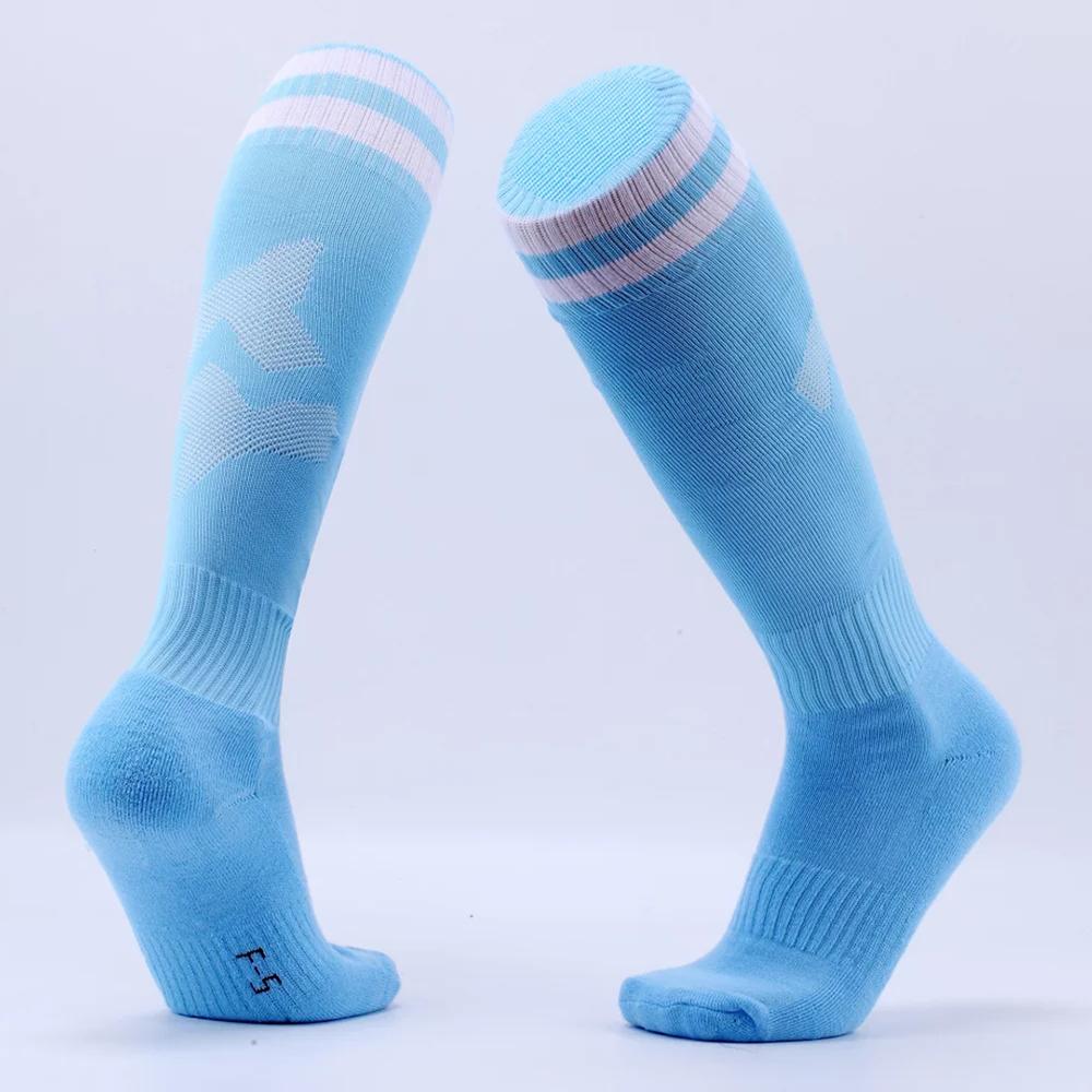 Профессиональные детские футбольные тренировочные носки, командные футбольные носки, толстые спортивные носки для бега, мужские носки для фитнеса, пешего туризма, тенниса, бега