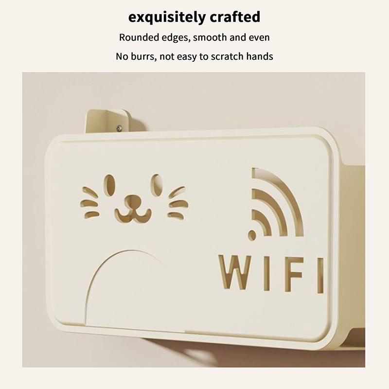 Беспроводной Wi-Fi роутер, коробка для хранения, розетка для гостиной, Wi-Fi декор, настенная полка для ТВ-приставки, органайзер для кабелей и питания