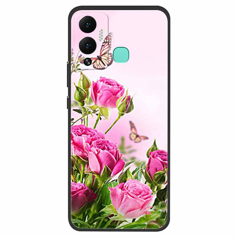 Для Infinix Hot 12 Play NFC Чехол X6816D Ударопрочный Силиконовый Мягкий TPU Чехол для Телефона для Infinix hot12 play NFC Чехол Бампер Funda