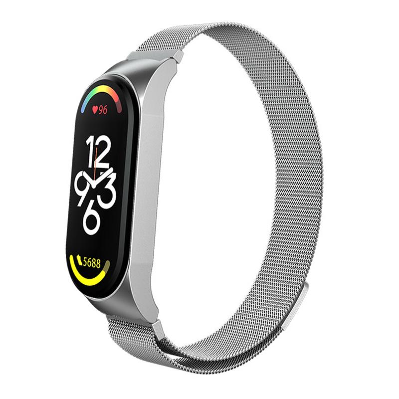 Миланский ремешок-петля для Xiaomi Mi Band 8 7 браслет из нержавеющей стали metel Correa Miband Band6 Band4 для Xiaomi Mi Band 3 4 5 6 7